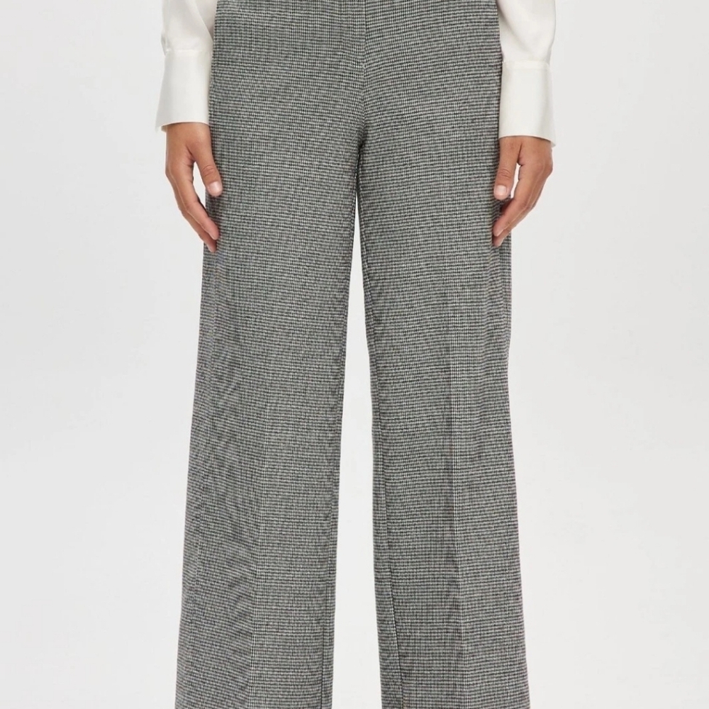 Hilary Radley Women's Front Slash Pockets Stretch Brushed Pants, New - Picture 4 of 8